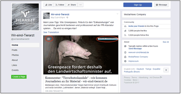 Fragwürdiger Kommentar im Online-Magazin „wir-sind-tierarzt“ zum Schweinehaltungs-Rechtsgutachten von Greenpeace